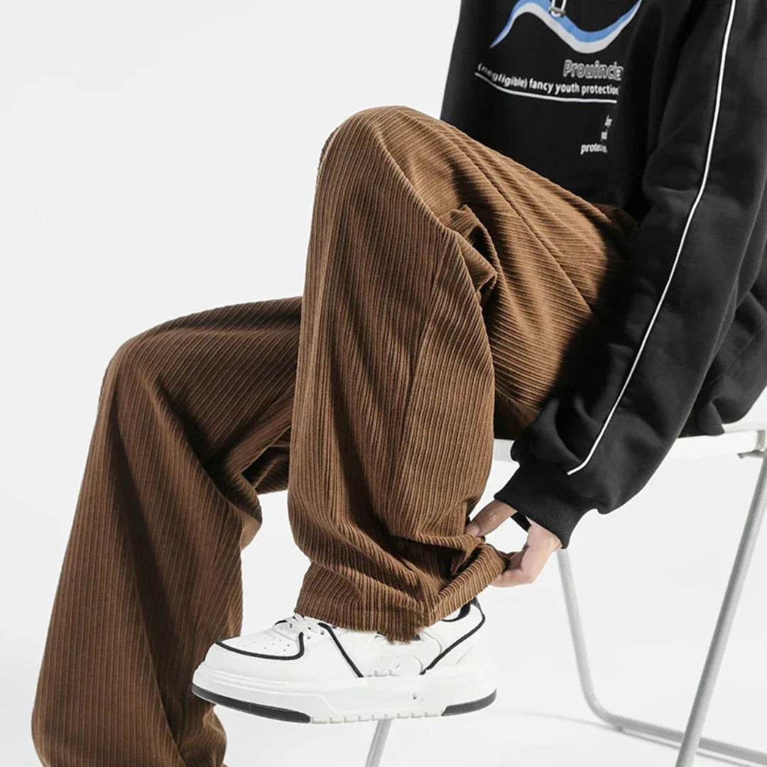 Quinn - Pantalones con textura