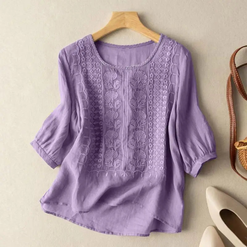 Sonia – Blusa de encaje elegantes para mujeres