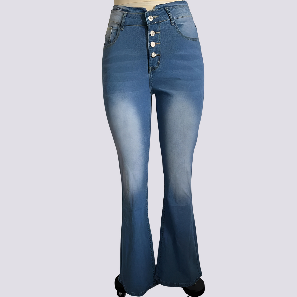 Rosie – Vaqueros acampanados para mujer – para el día a día casual