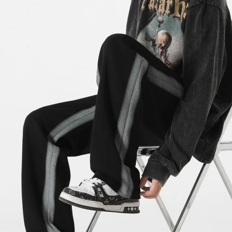 Henry - Pantalones con franjas laterales