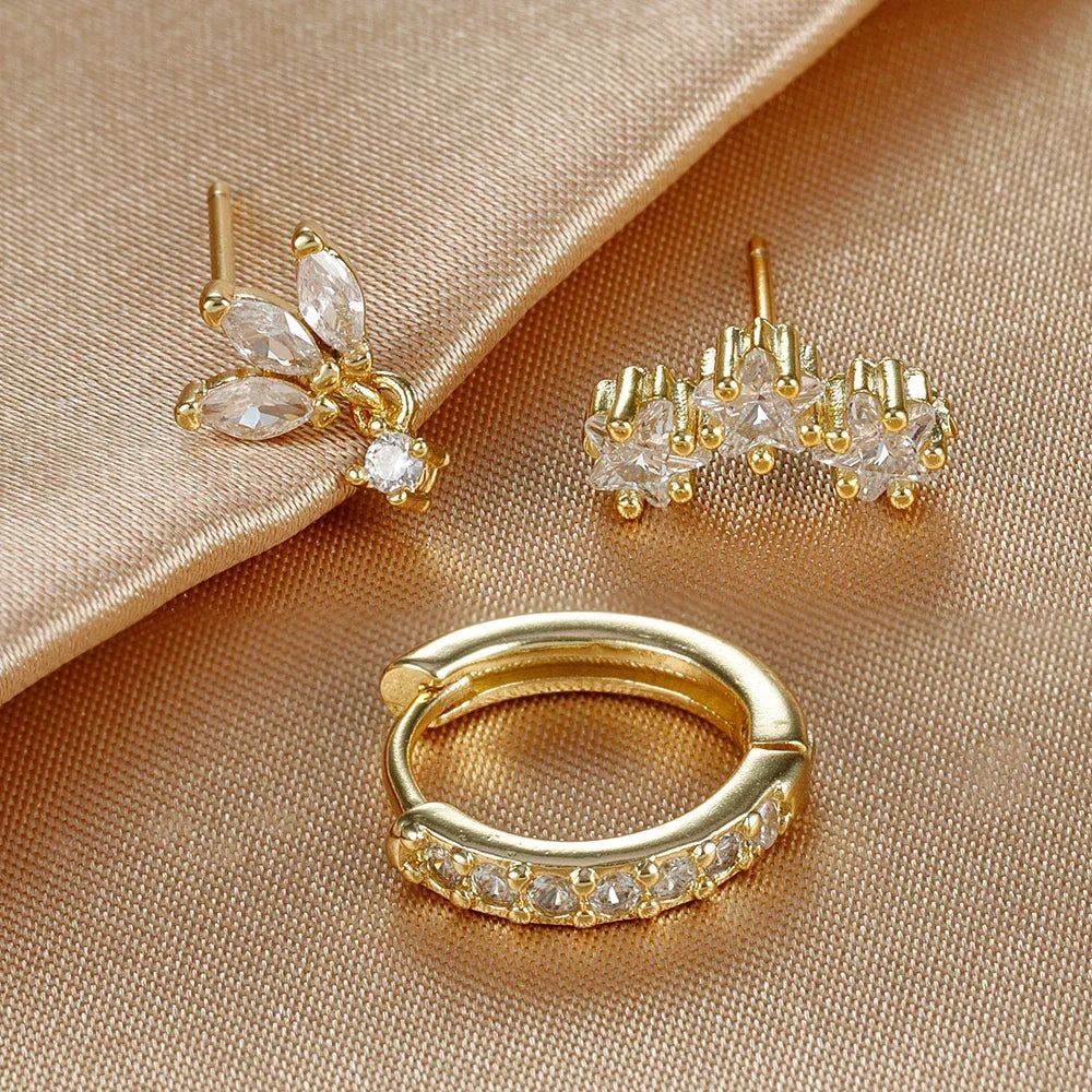 Nova – Conjunto de pendientes de diamantes