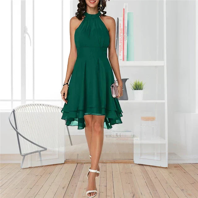 Alejandria - Elegante vestido sin espalda