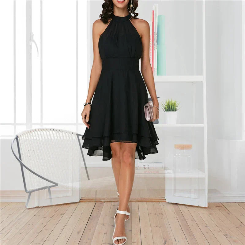 Alejandria - Elegante vestido sin espalda