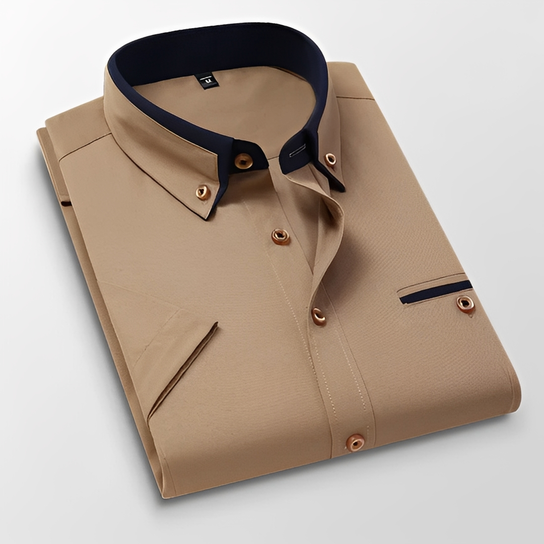 Gerson - Camisa de verano moderna para hombre
