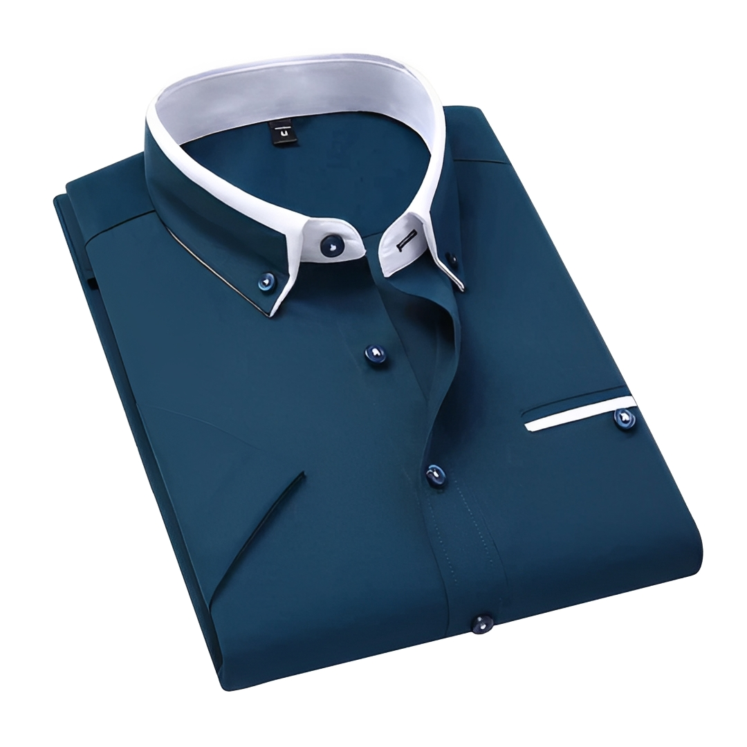 Gerson - Camisa de verano moderna para hombre