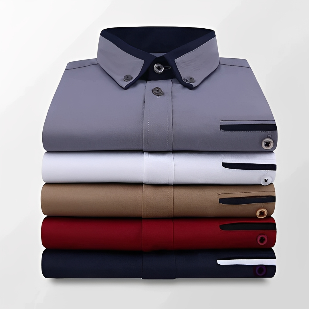 Gerson - Camisa de verano moderna para hombre