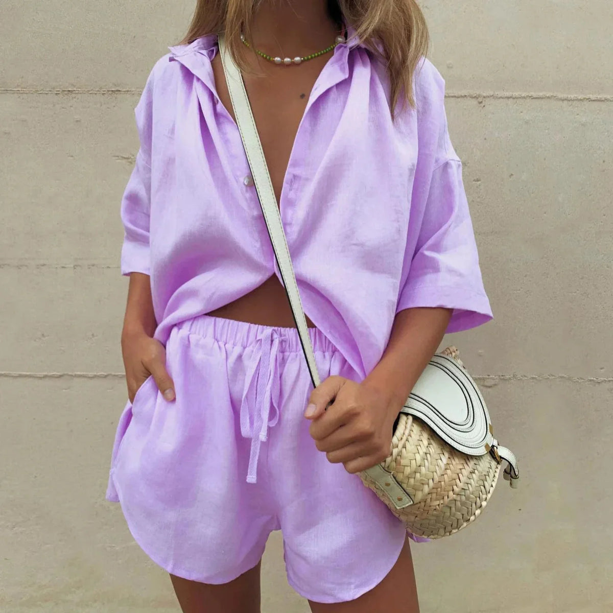 Ellie - Conjunto de Ropa con Cordón