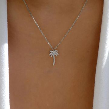 Collar de Palma - Colgante de Estilo Isleño