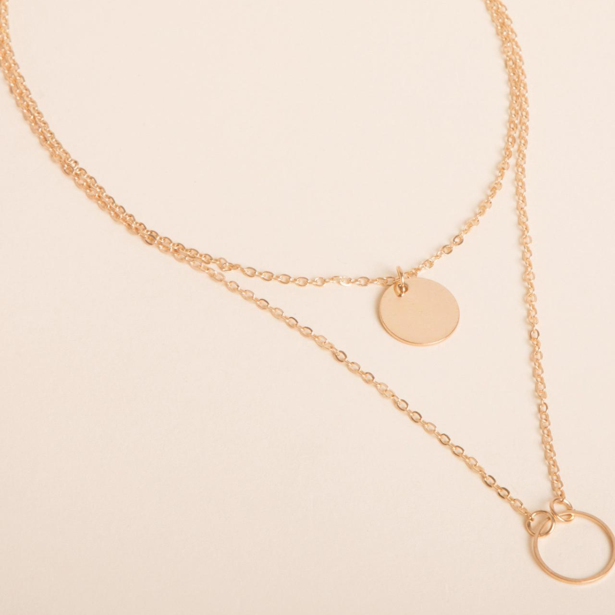 Colgante Circular - Collar en Capas