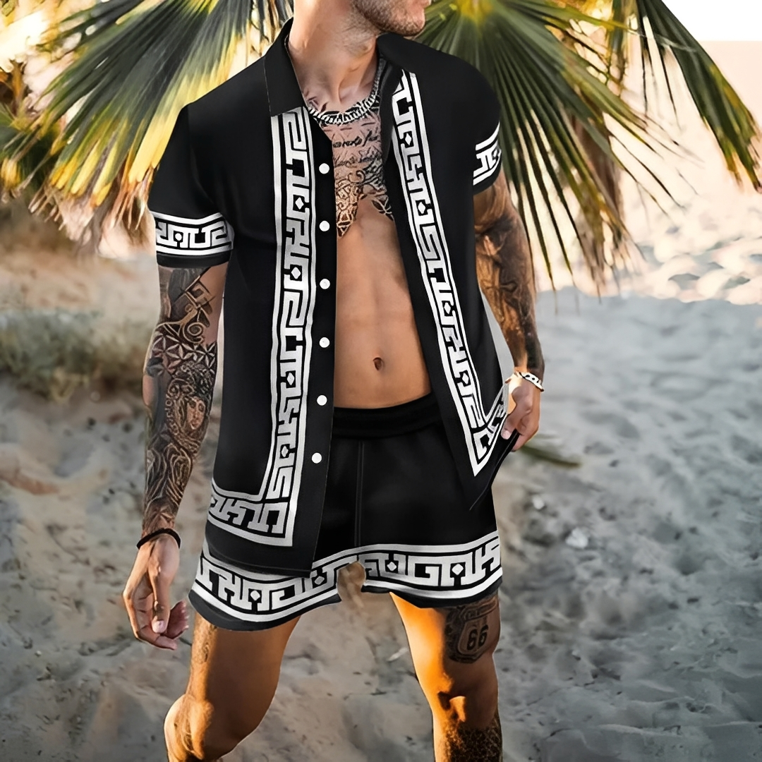 Dastine - Conjunto de verano a la moda para hombre