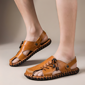 Rowar - Sandalias de verano abiertas en la punta para hombres