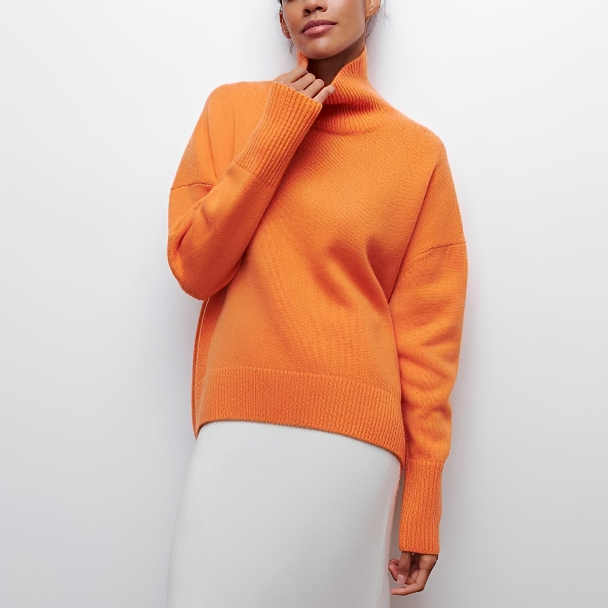 Berenice - Jersey de cuello alto cómodo y elegante