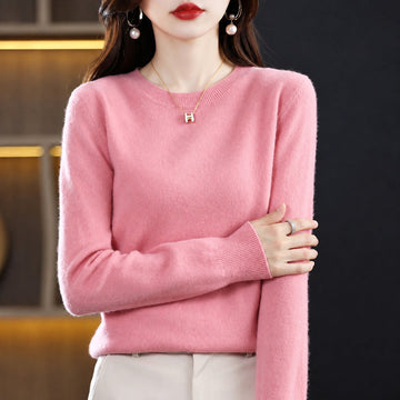 Erica - Suéter Casual de Cuello Redondo para Mujer