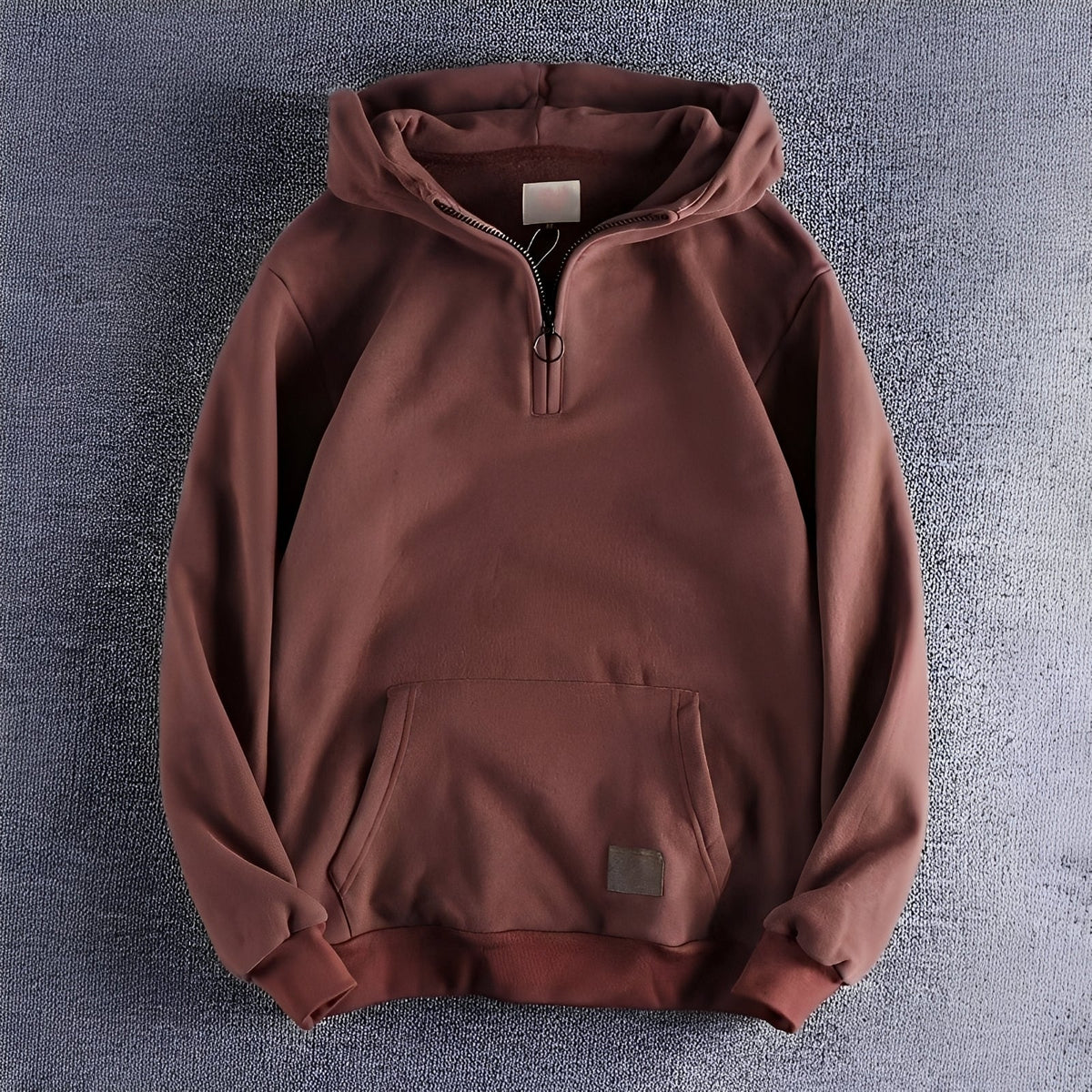 Tommy - Sudadera retro con cremallera para hombres