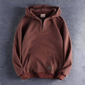 Tommy - Sudadera retro con cremallera para hombres