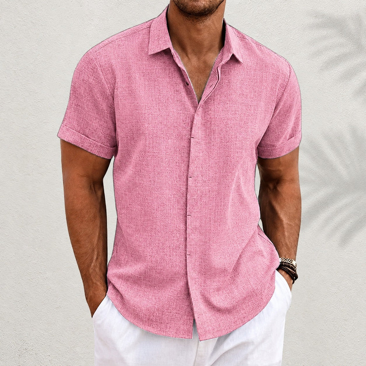 Oberon - Camiseta de Manga Corta para Hombre