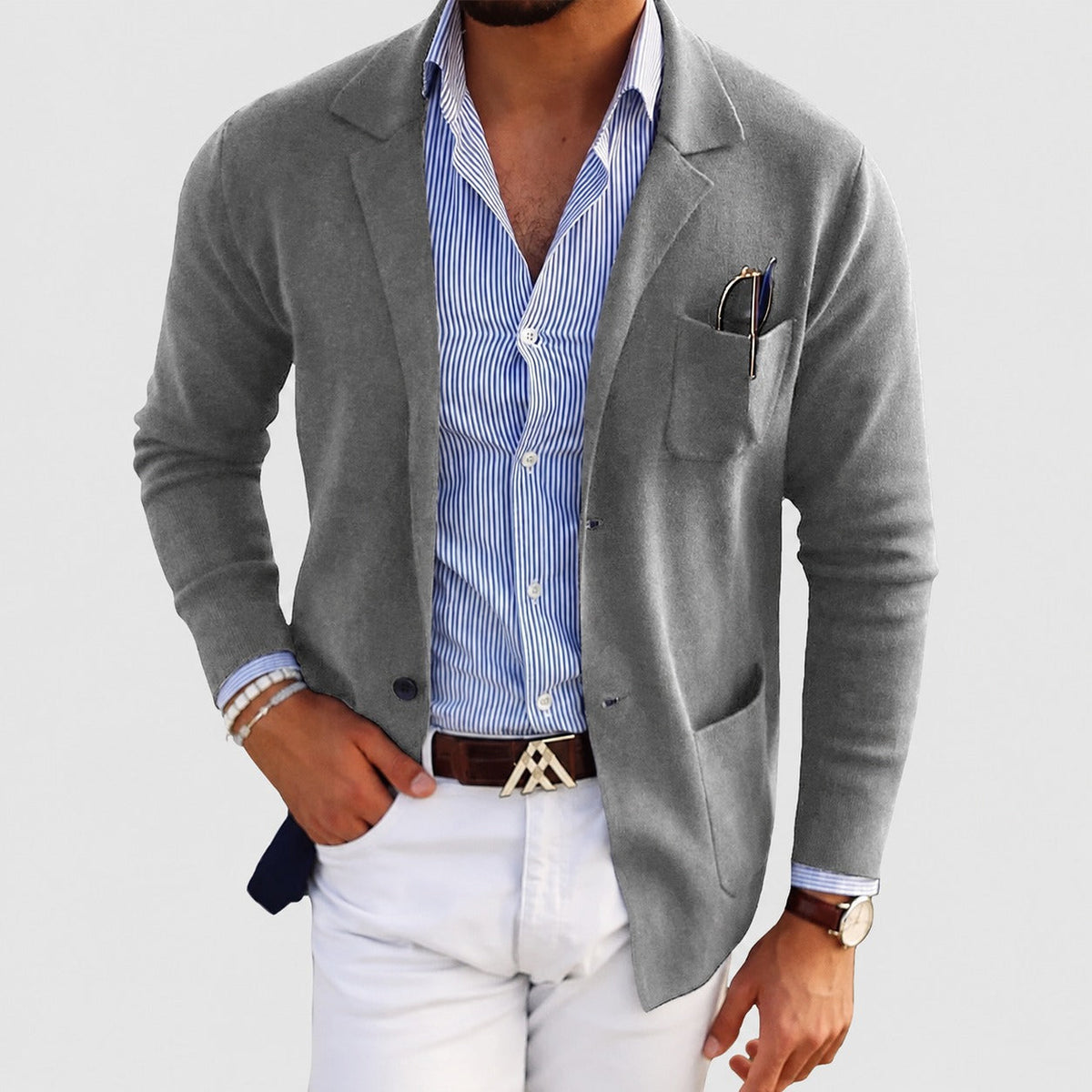 Olivier - Blazer casual ajustado