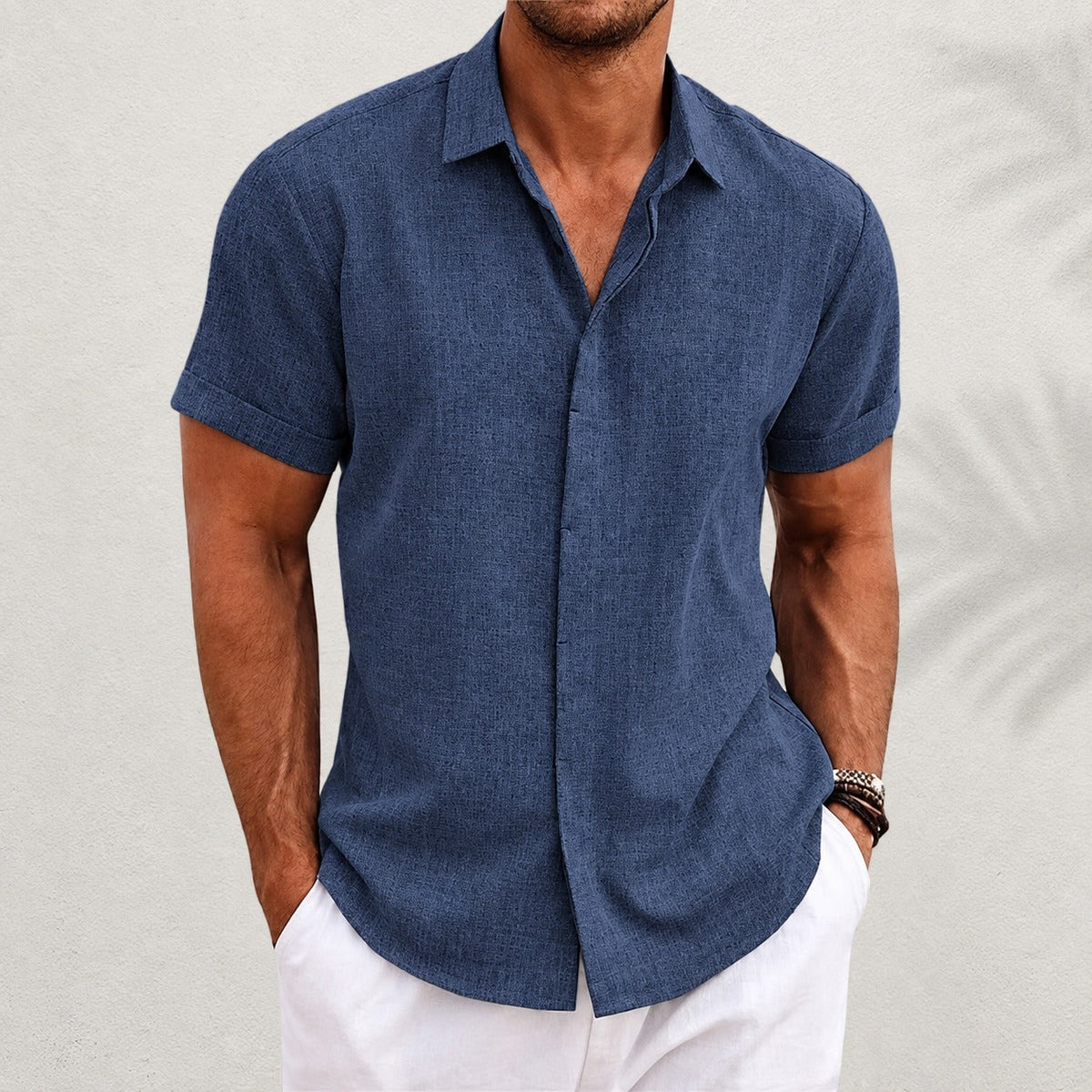 Oberon - Camiseta de Manga Corta para Hombre