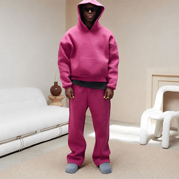 Marco - Conjunto casual con sudadera con capucha de gran tamaño para hombres