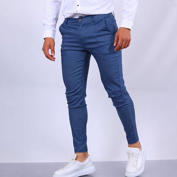 Arjun - Pantalones de vestir para hombre, elegantes y de corte ajustado