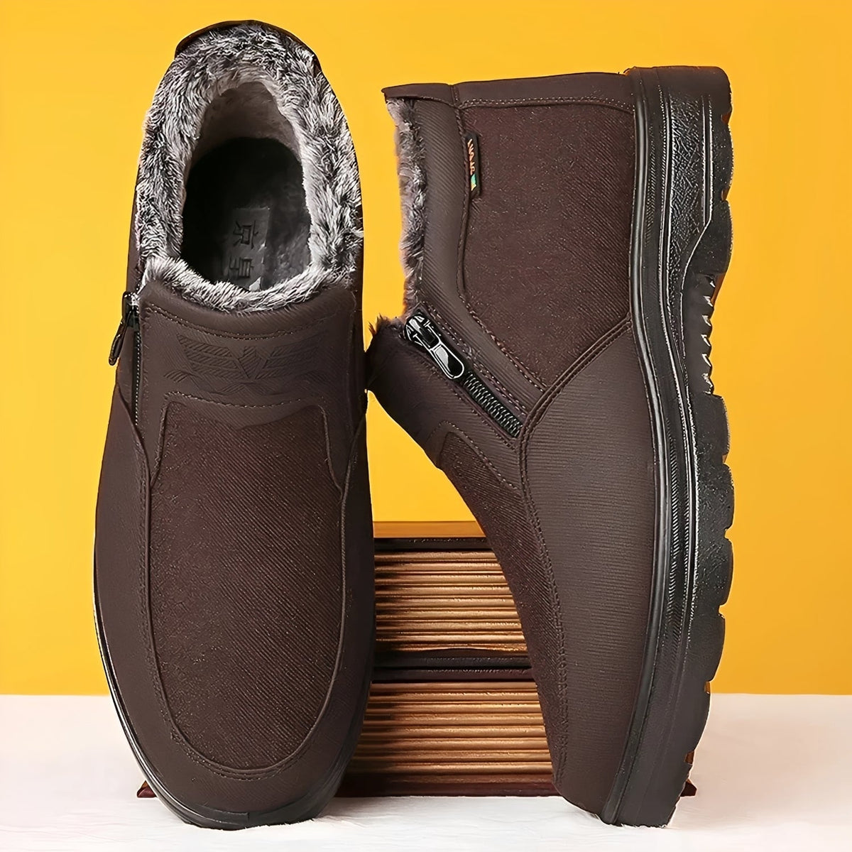 Earl - Zapatos de invierno cálidos para hombres
