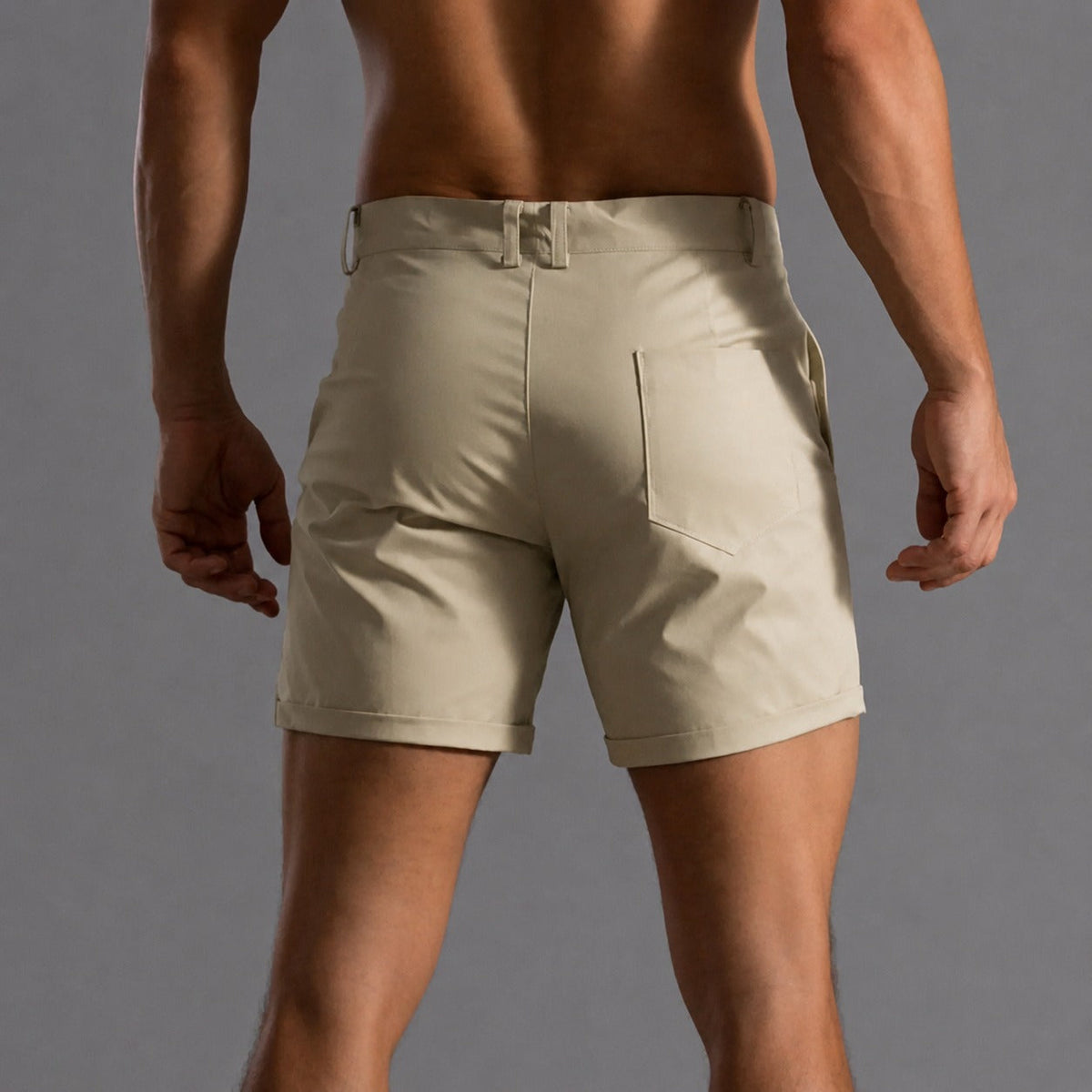 Andrie - Pantalones cortos tipo chino para hombres con estilo