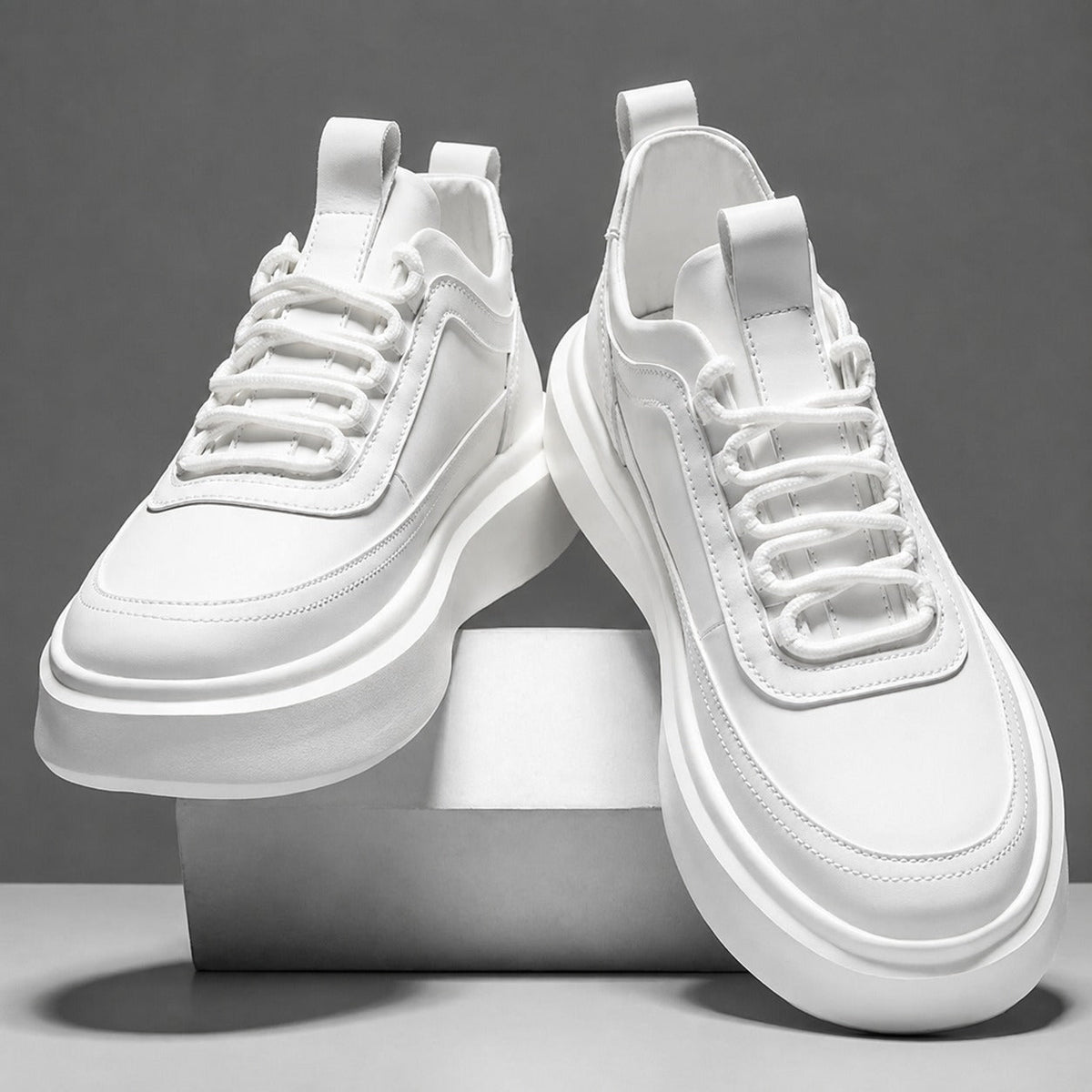 Tommy - Zapatillas blancas elegantes y cómodas