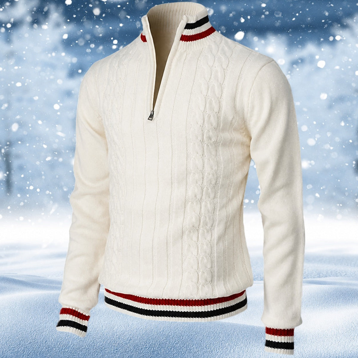 Ralph - Suéter Estiloso para Hombre con Cremallera