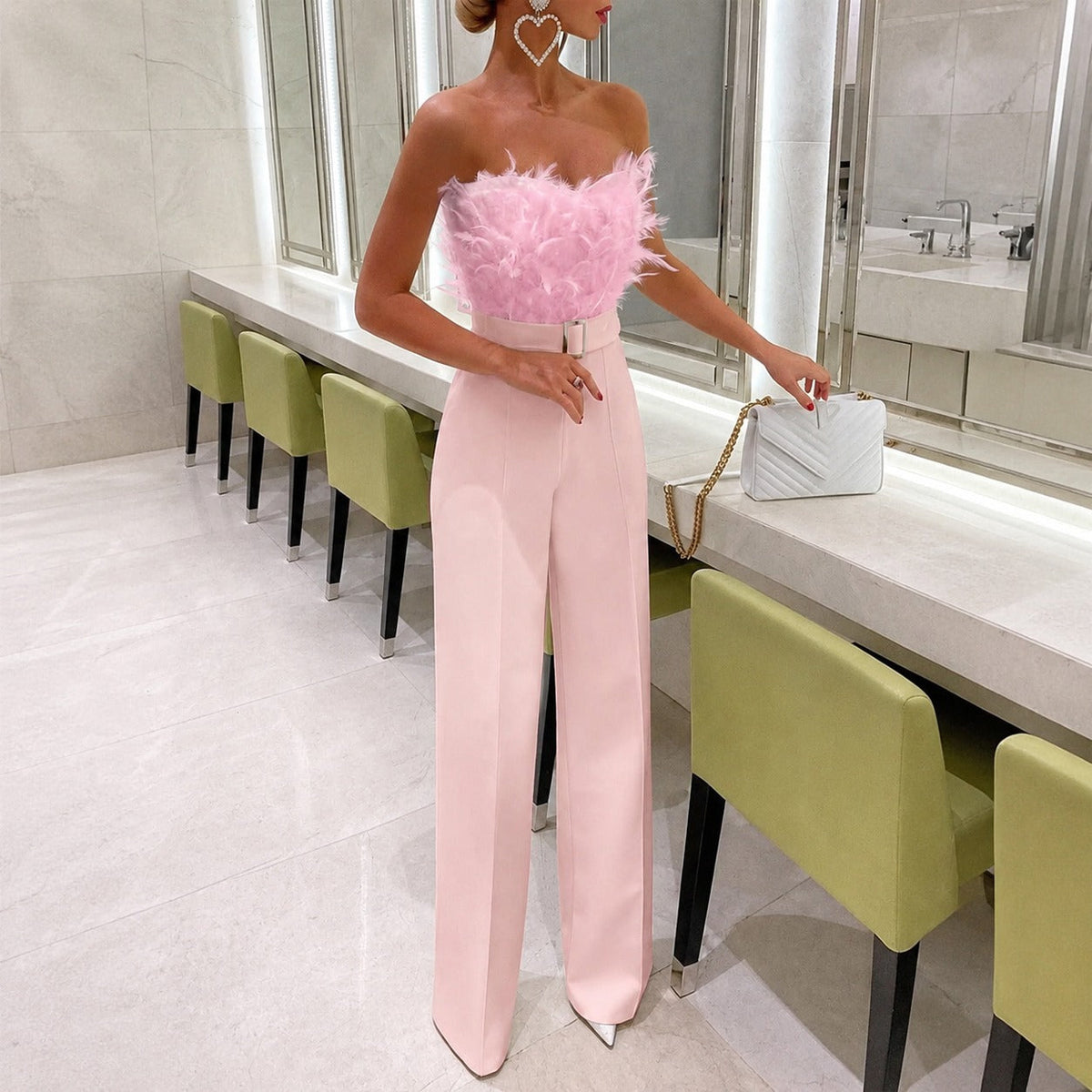 Frola - Mono elegante con parte superior bandeau