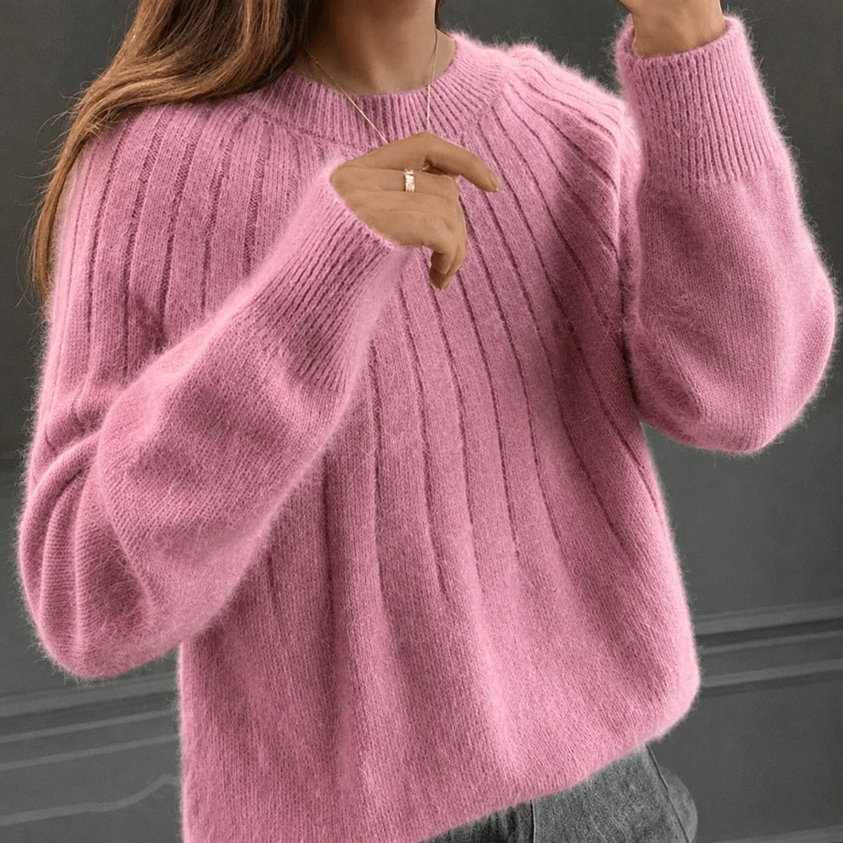 Taimi - Un Suéter Naturalmente Elegante para Mujer