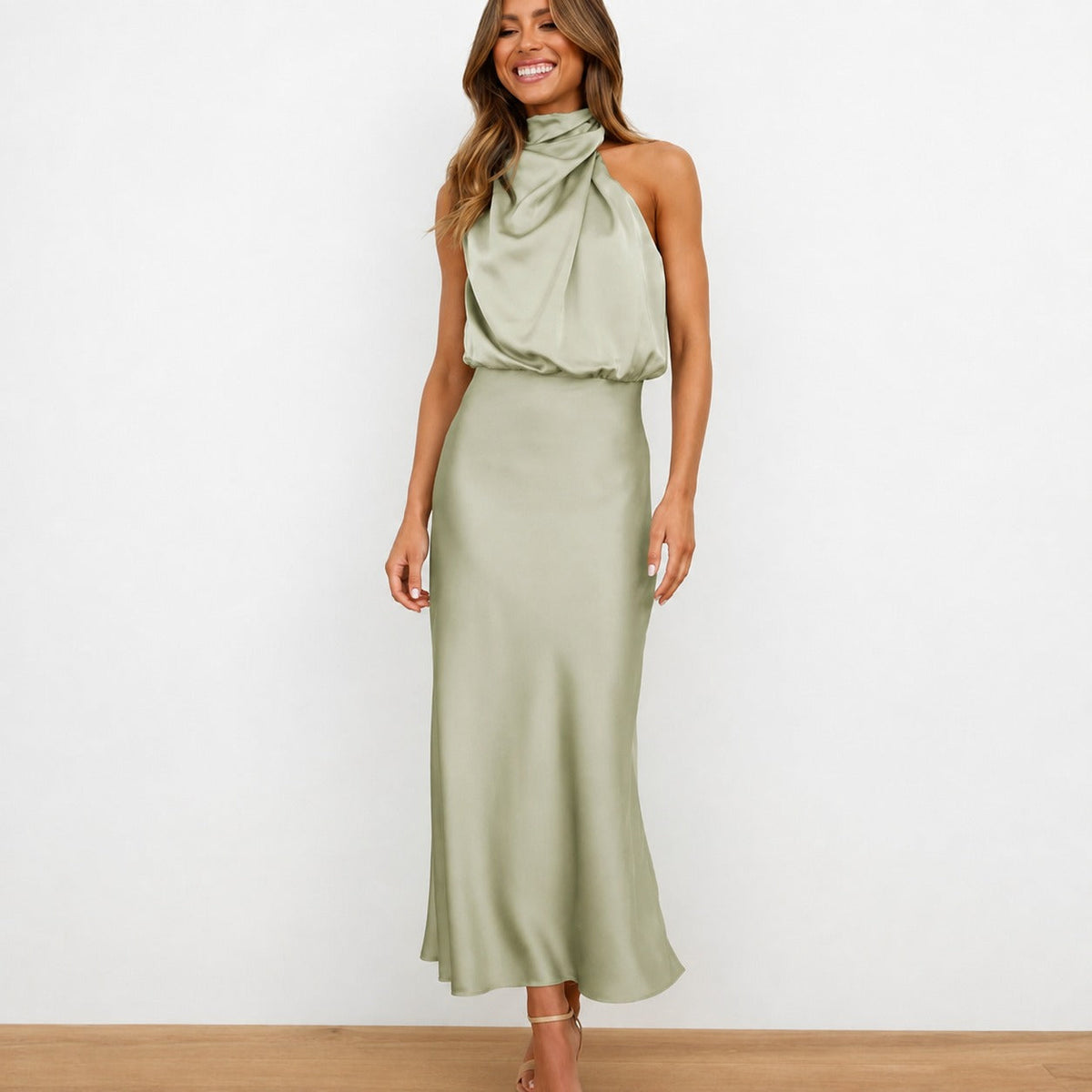 Hansel - Elegante vestido midi de cóctel