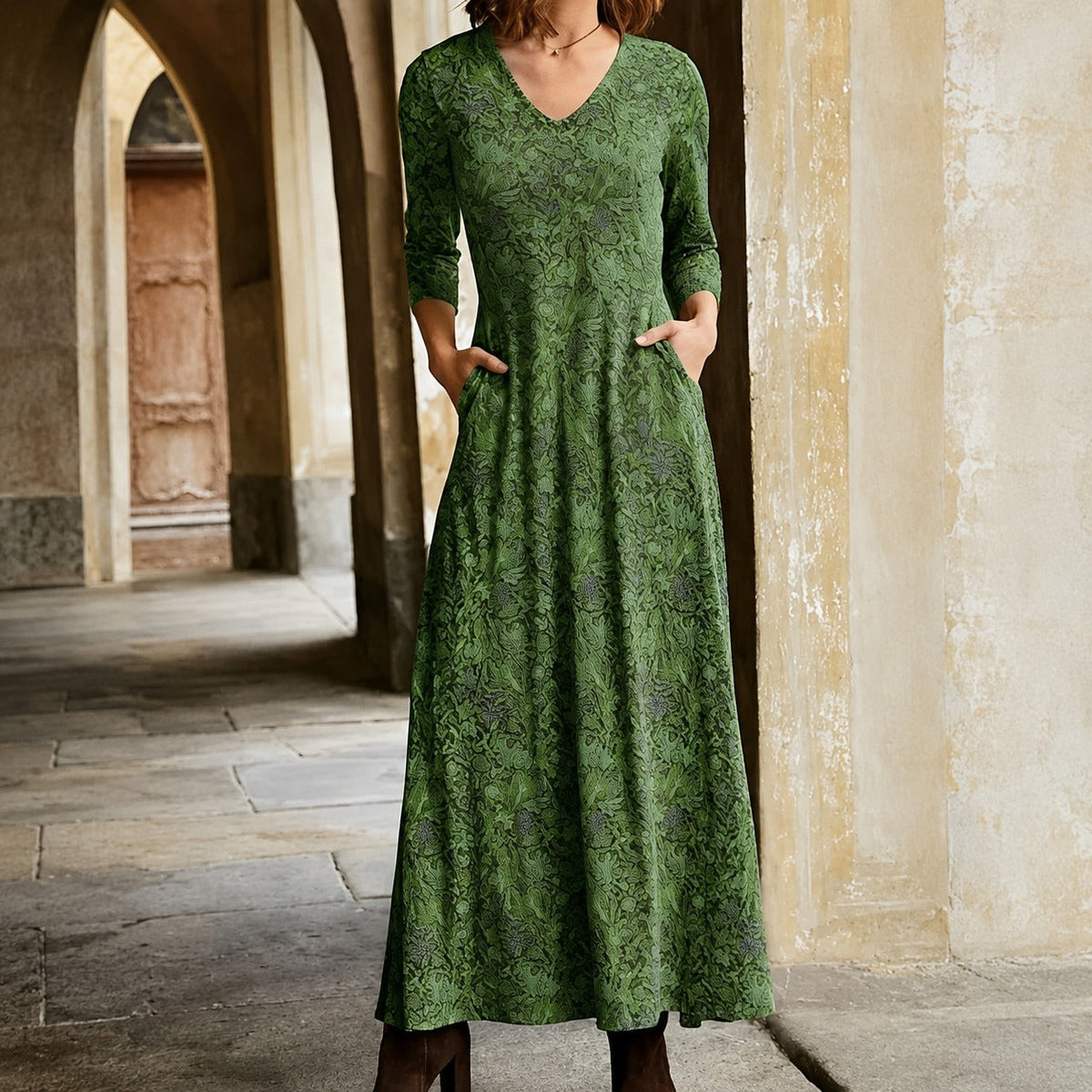 Sophie - Vestido clásico de manga larga para mujeres