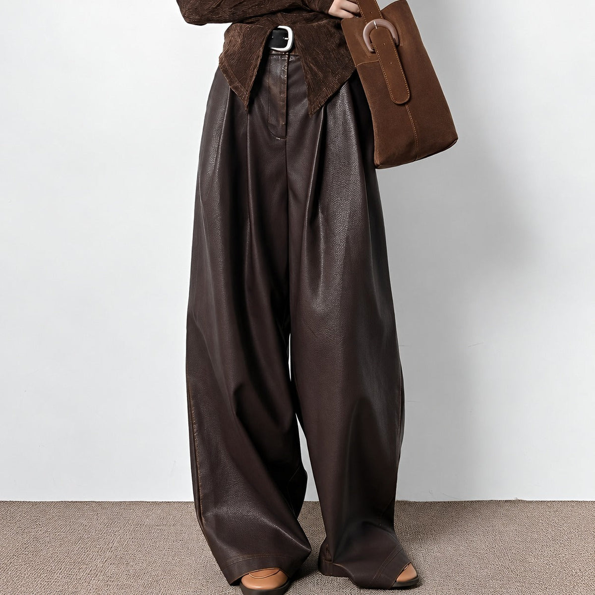 Lora - Pantalones clásicos de cintura alta para mujeres