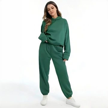 Adelia - Conjunto de sudadera con capucha acogedor y cálido