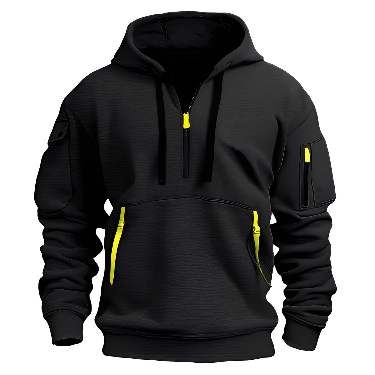 Norton - Sudadera con capucha resistente con media cremallera