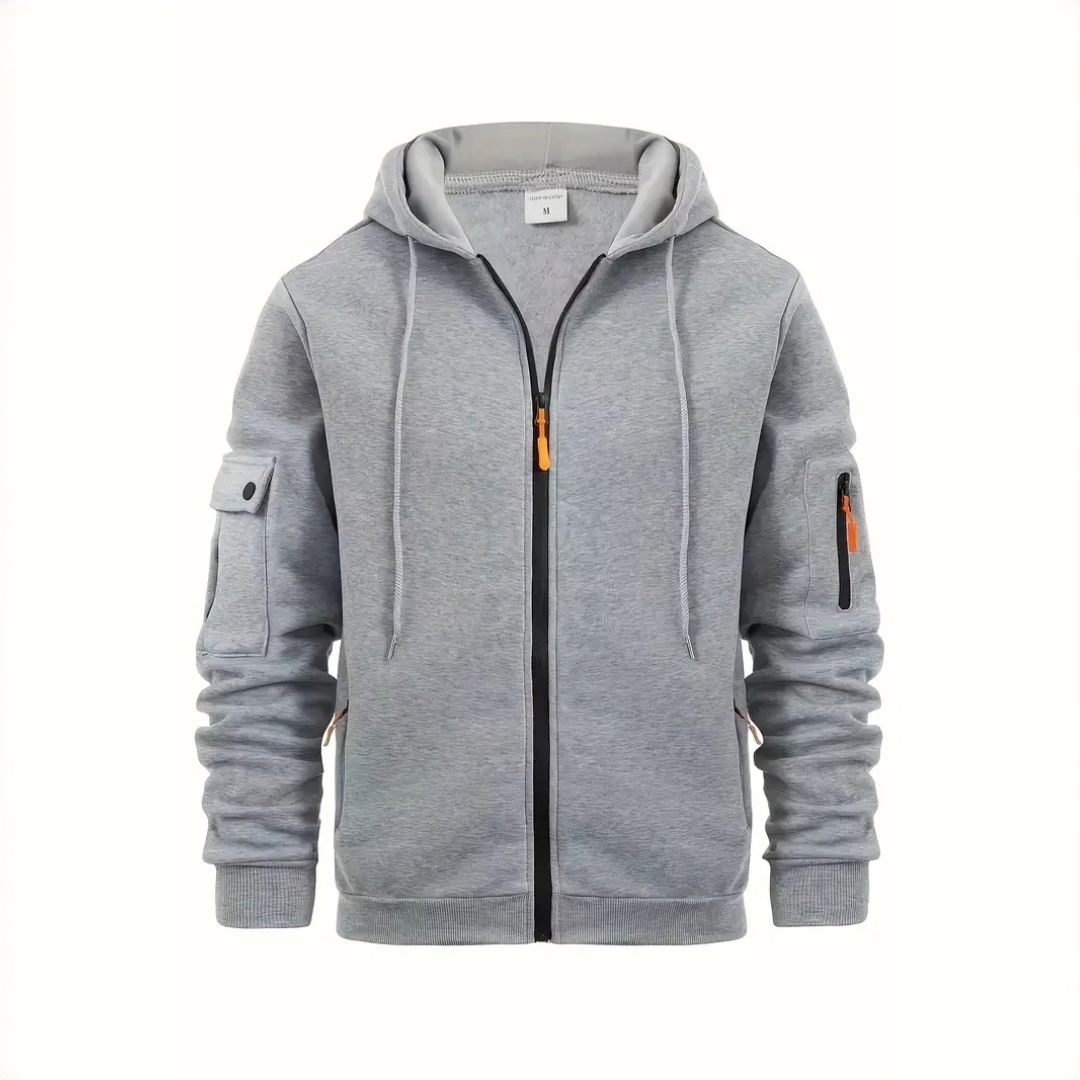 Ralph - Cómoda sudadera con capucha y cremallera