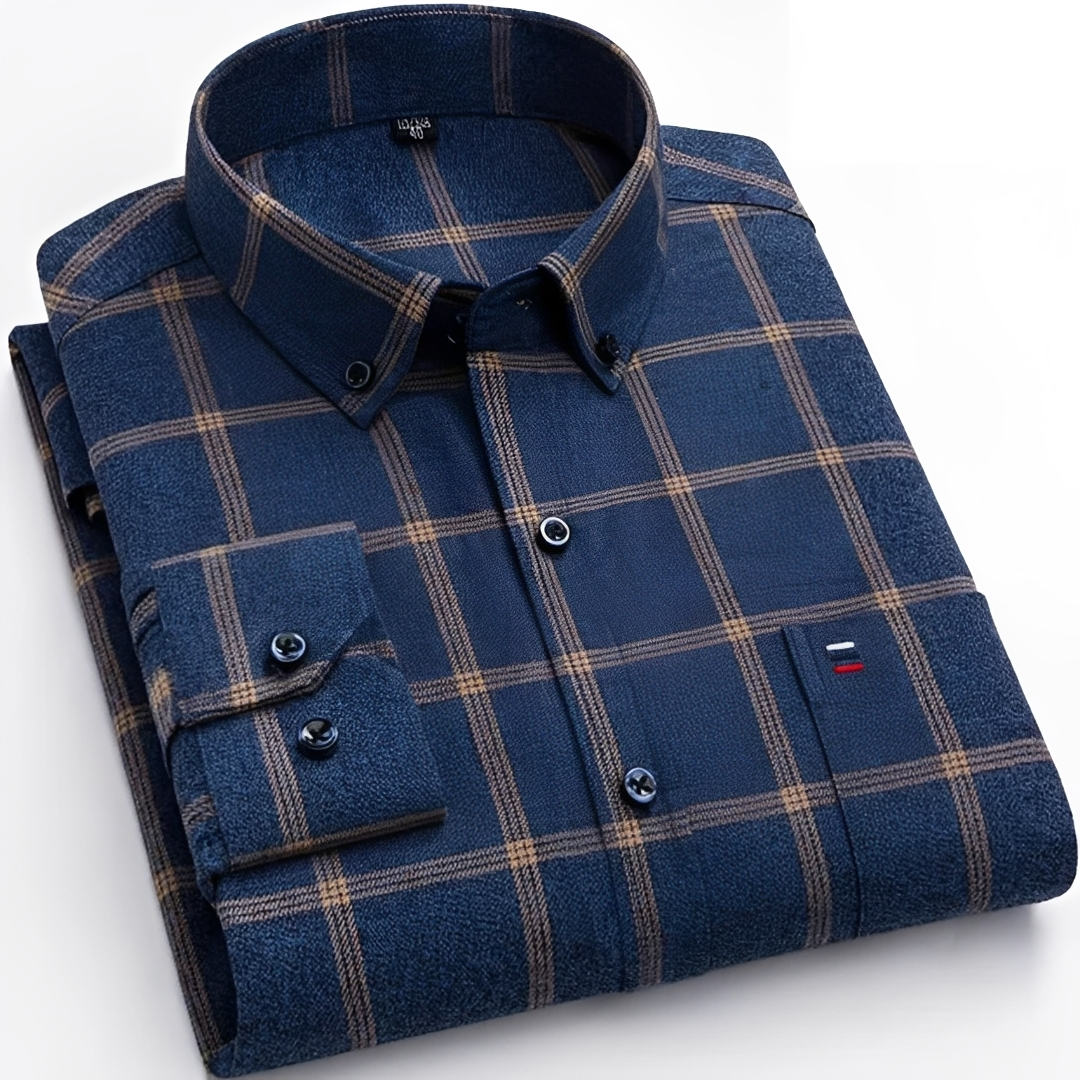 Louis - Camisa de cuadros informal
