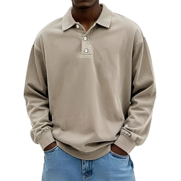 Clayton - Camisa de manga larga clásica y cálida