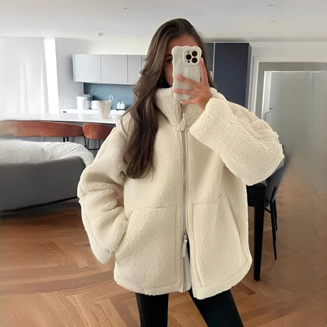 Daria - Chaqueta amplia elegante y abrigada