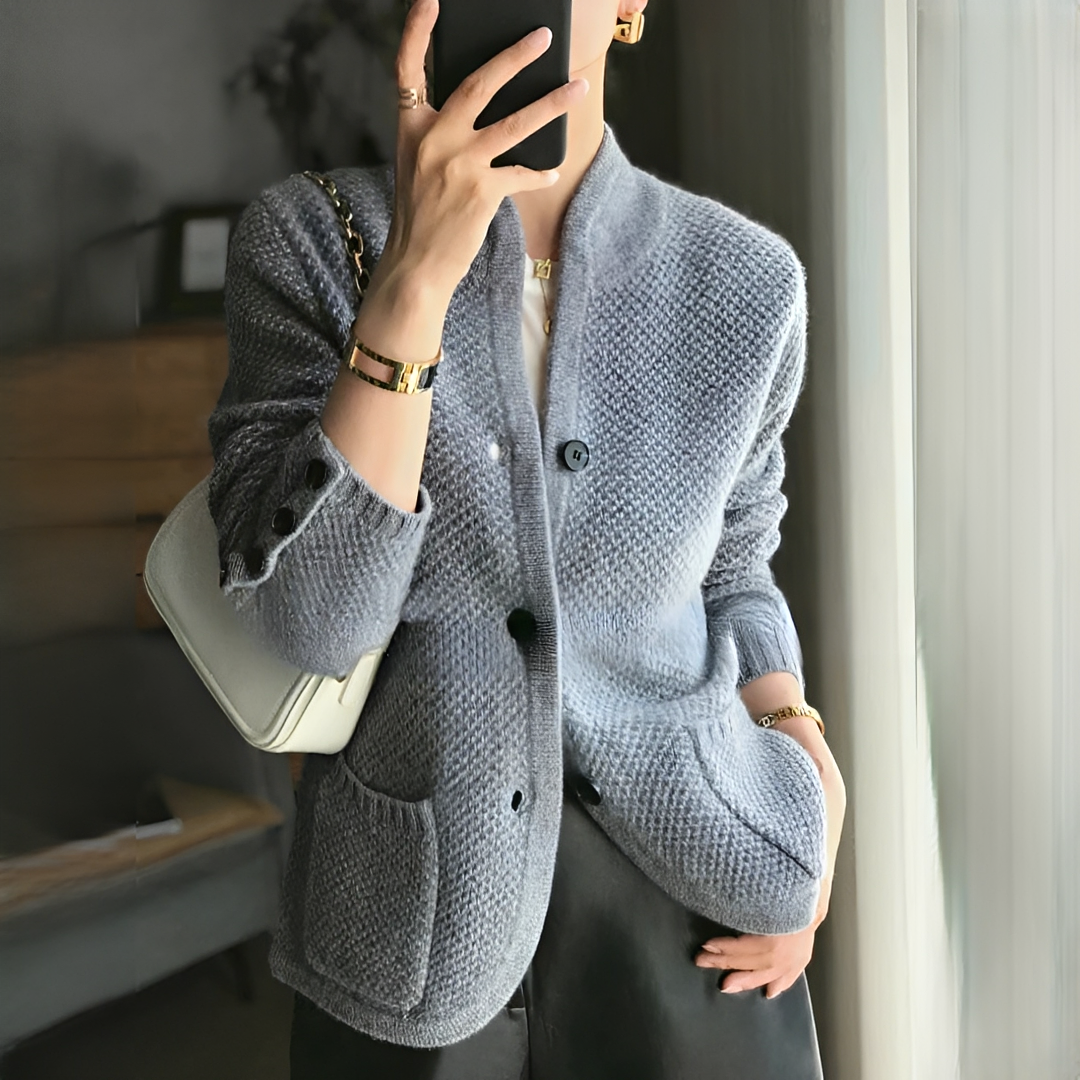 Carissa - Blazer tradicional y acogedor