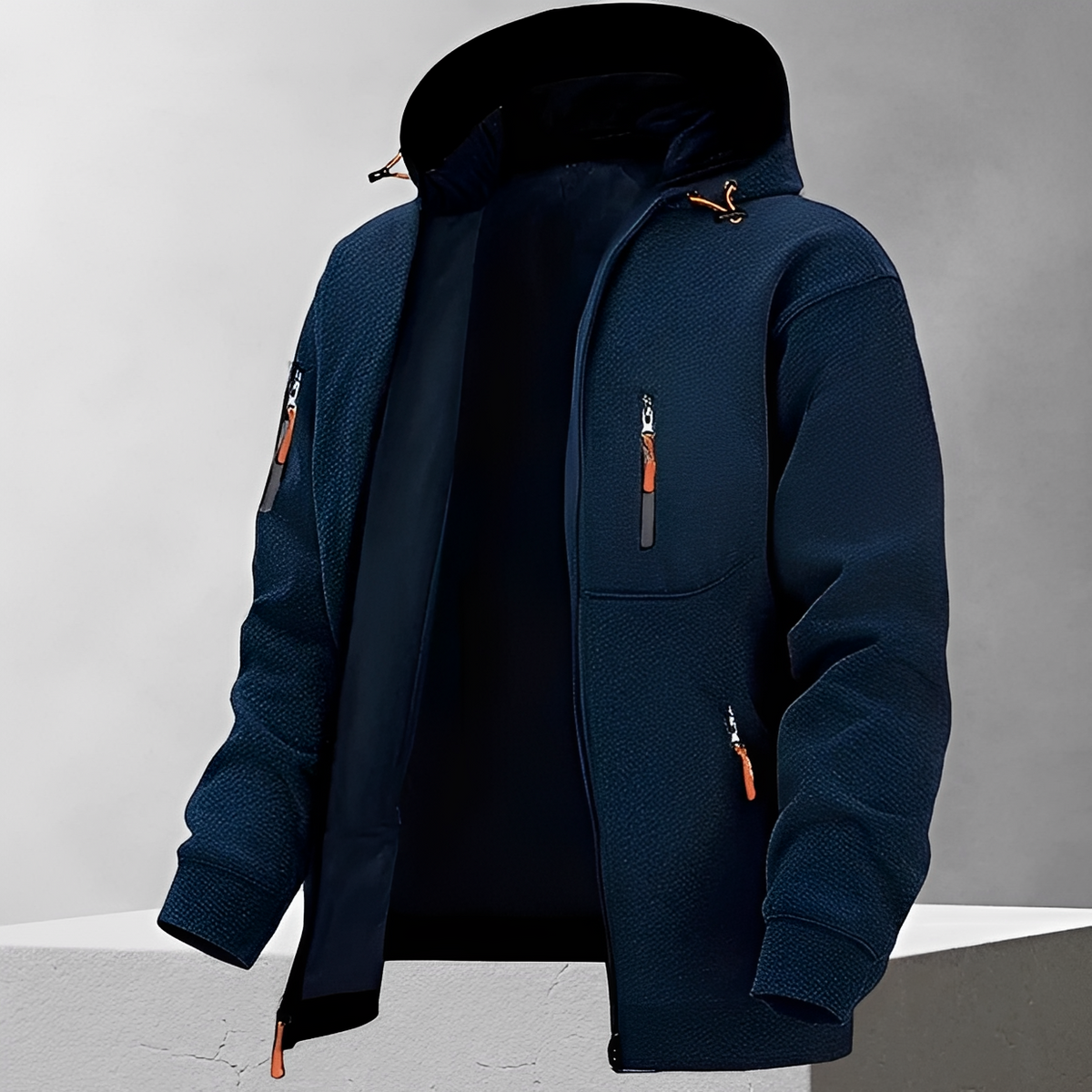 Simon - Chaqueta resistente y abrigada con capucha