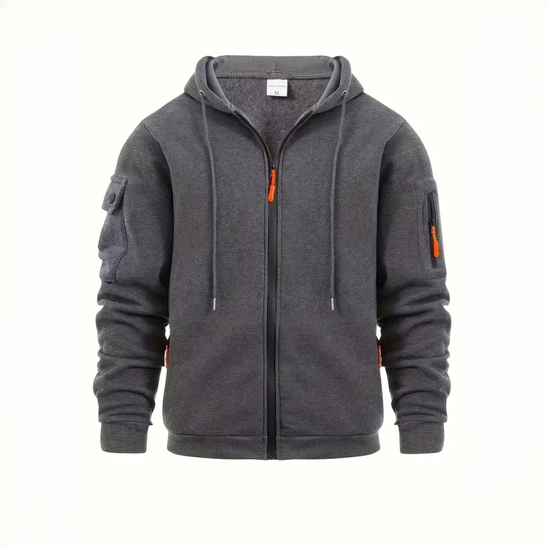 Ralph - Cómoda sudadera con capucha y cremallera