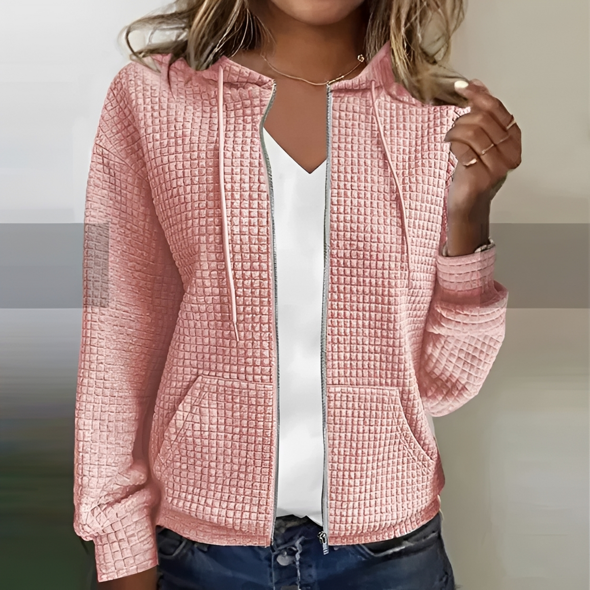 Kristel - Chaqueta moderna con cierre