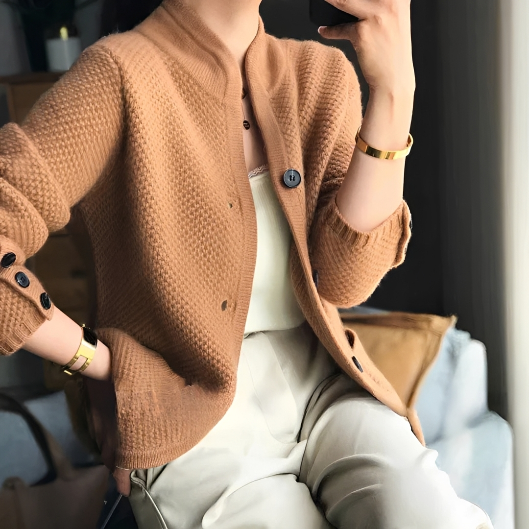 Carissa - Blazer tradicional y acogedor