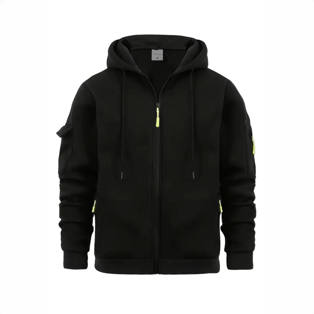 Ralph - Cómoda sudadera con capucha y cremallera