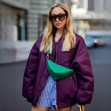 Fellaine - Chaqueta bomber oversize confortable