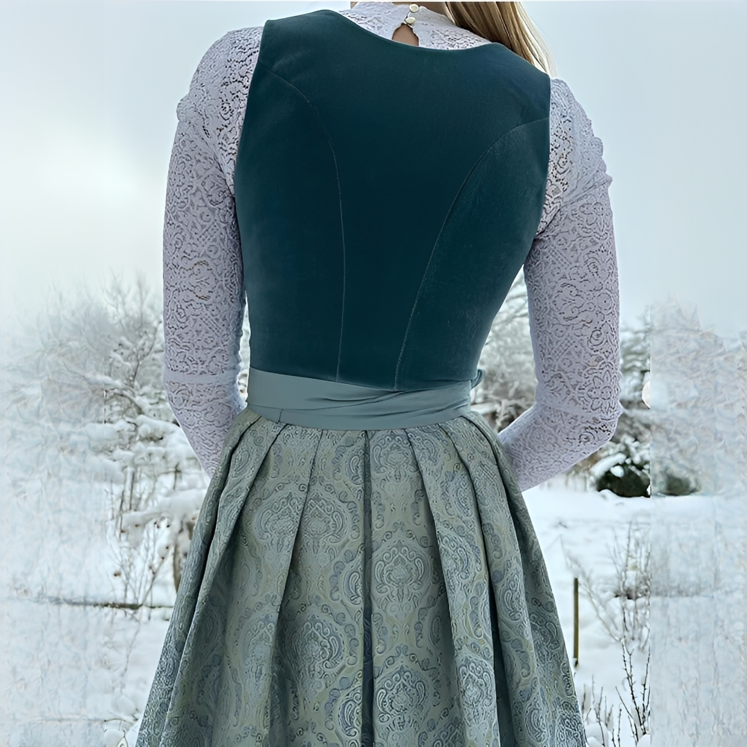 Muriel - Dirndl sofisticado para Oktoberfest para mujeres (sin forro)