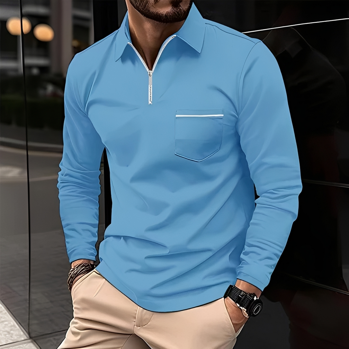 Romeo - Camiseta clásica de manga larga y cálida