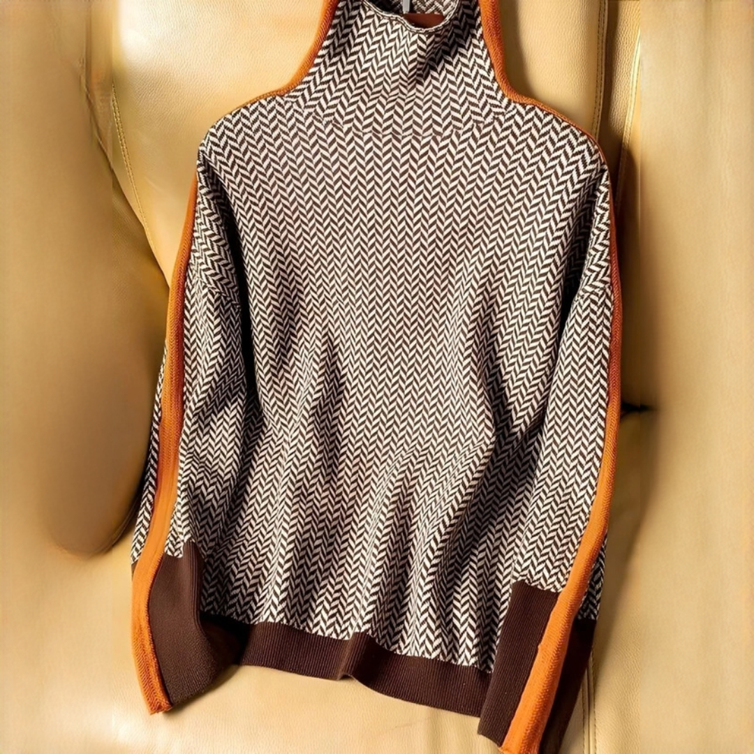 Anita - Jersey de cuello alto cálido y acogedor