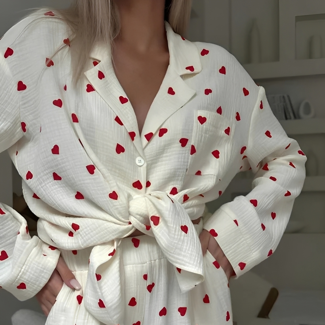 Eulalia - Conjunto de pijama elegante y cómodo